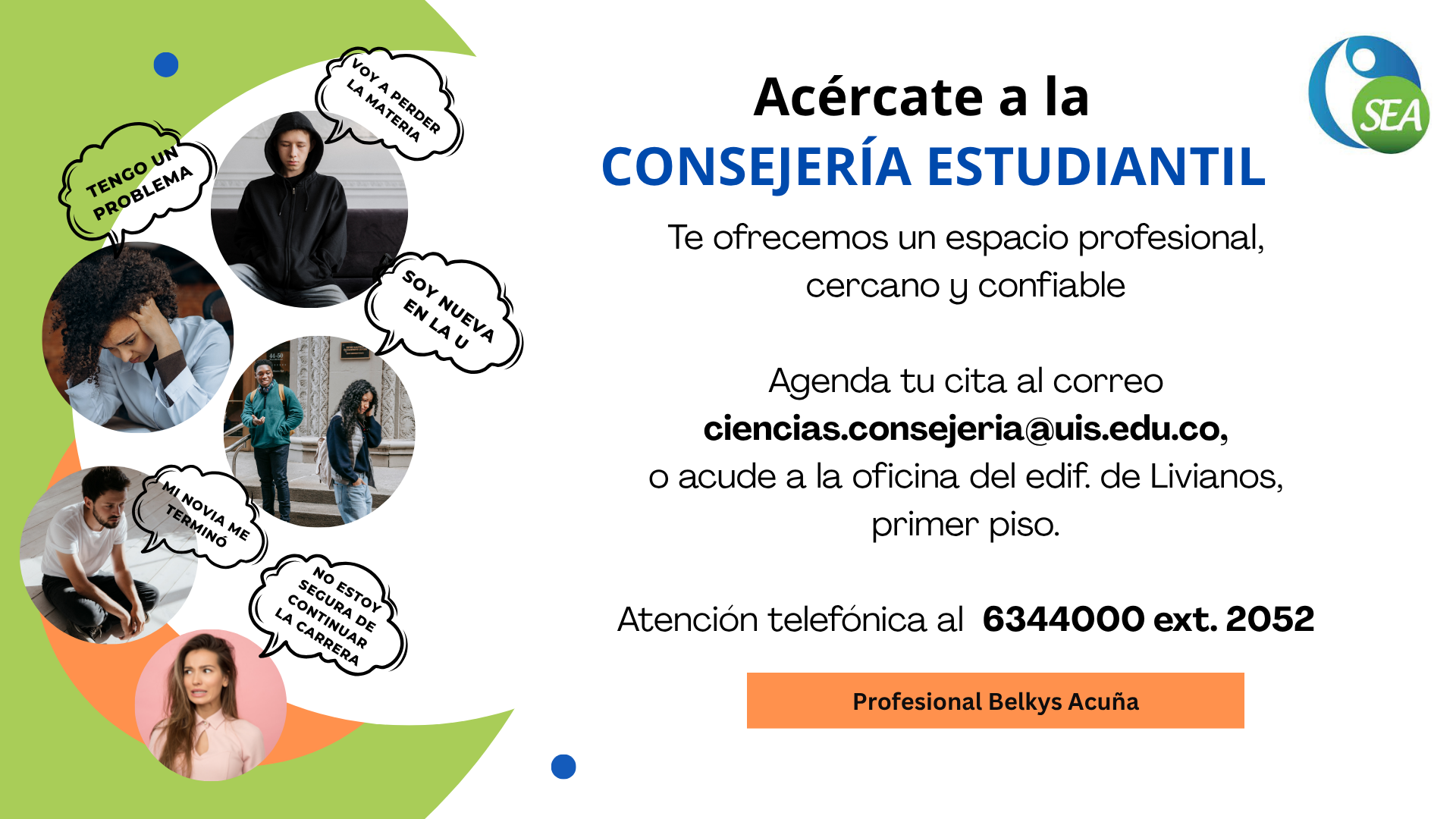 Programa CE-SEA, Consejera Estudiantil           